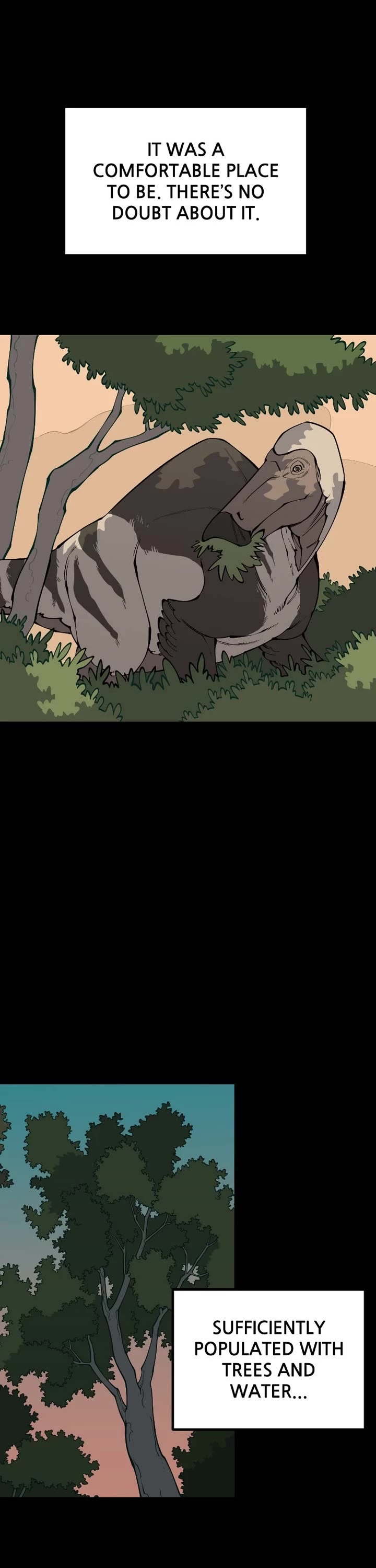 Ancient Animals Chapter 57 page 1 - Chapter 57: Ep. 57 - Protect the Lake (15)