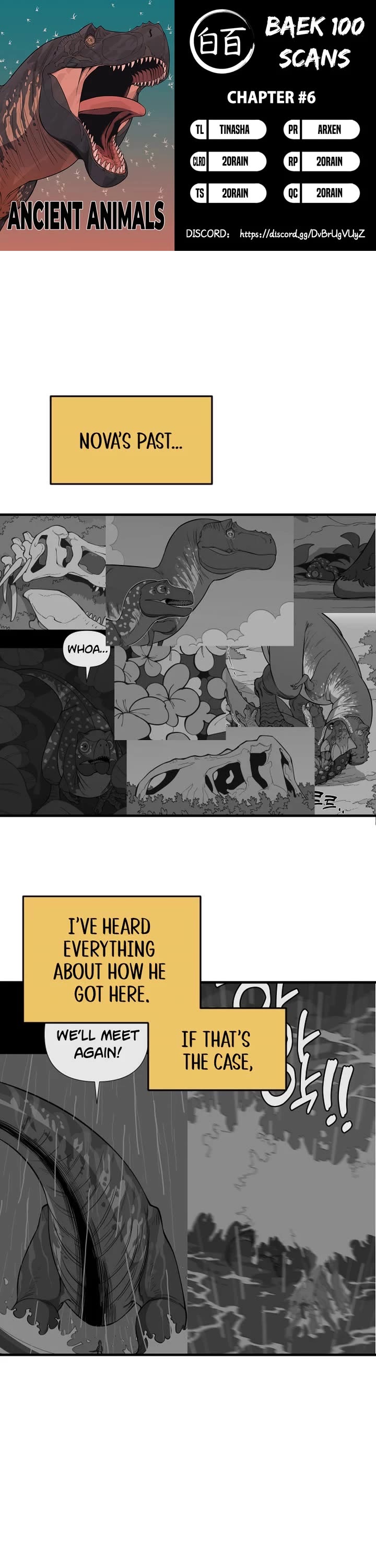 Ancient Animals Chapter 6 page 1 - Chapter 6: The Road Not Taken [6]