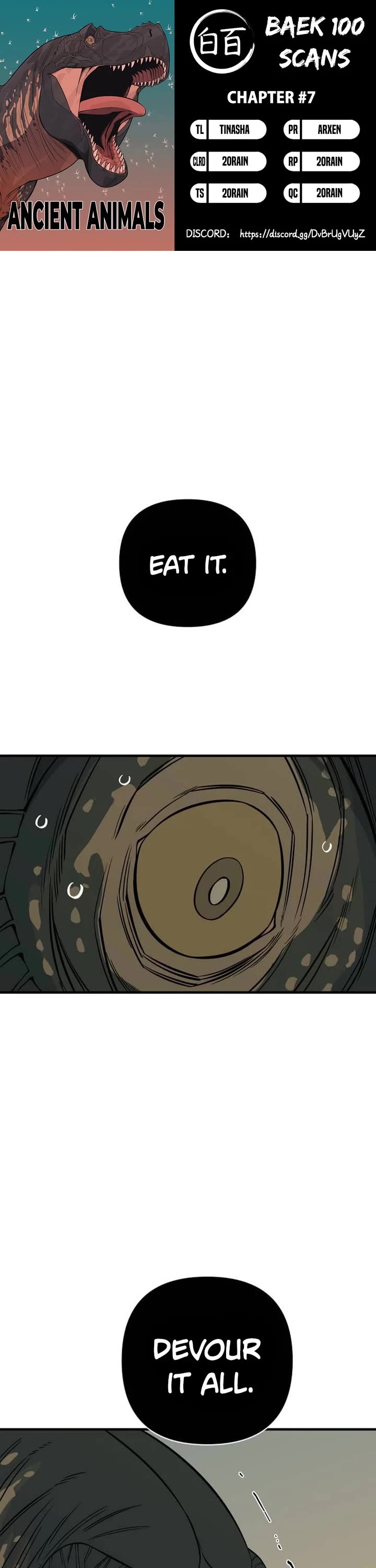 Ancient Animals Chapter 7 page 1 - Chapter 7: The Road Not Taken [7]