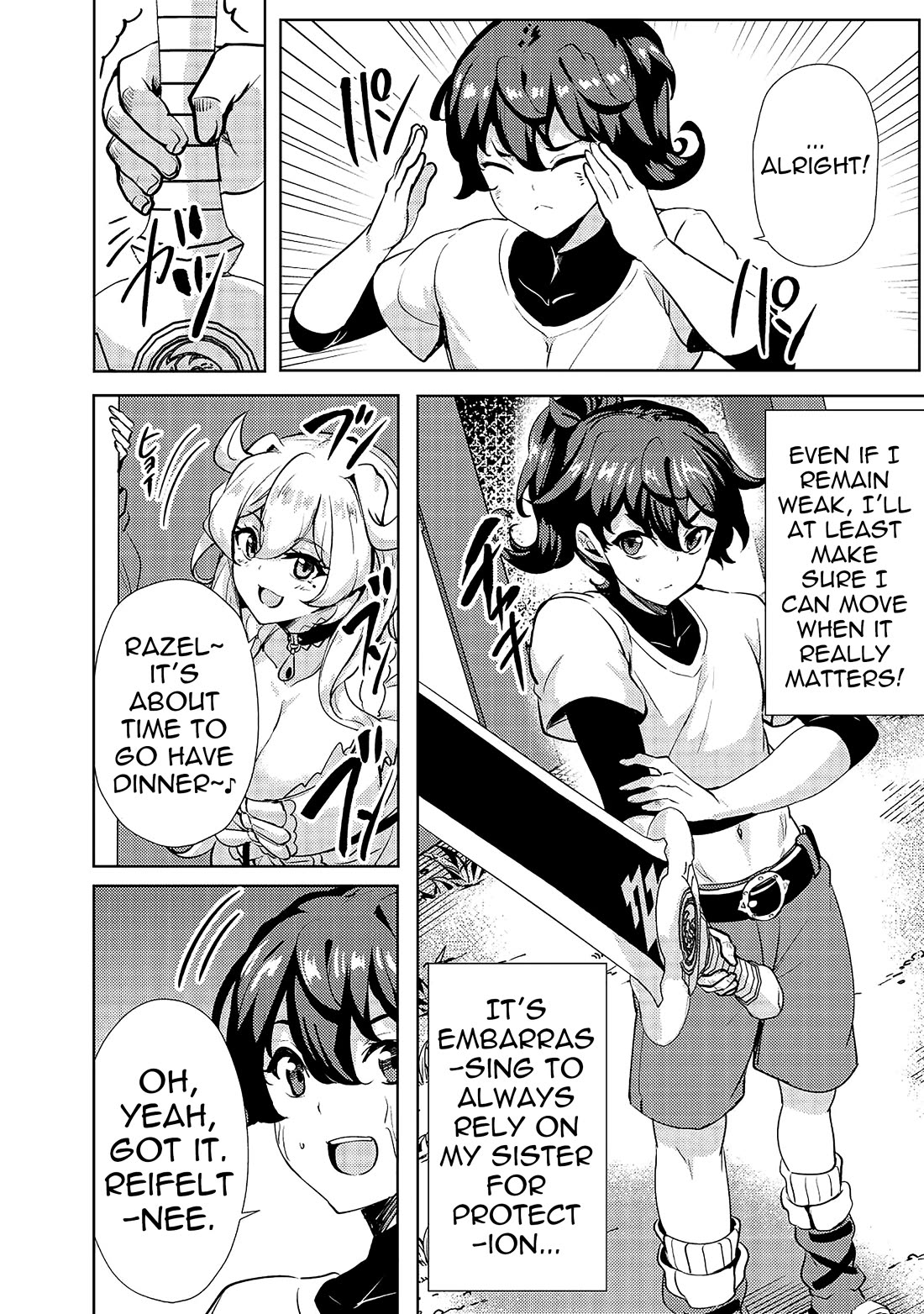 Ane ga Kensei de Imouto ga Kenja de Chapter 11 page 14 - Chapter 11: Riverzul Raid