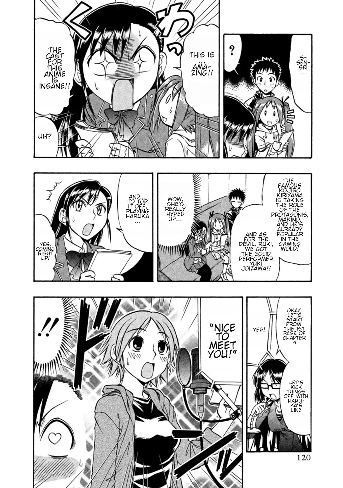 Ane Komi Chapter 11 page 10 - Chapter 11: The daily hustle and bustle of an anime production set!