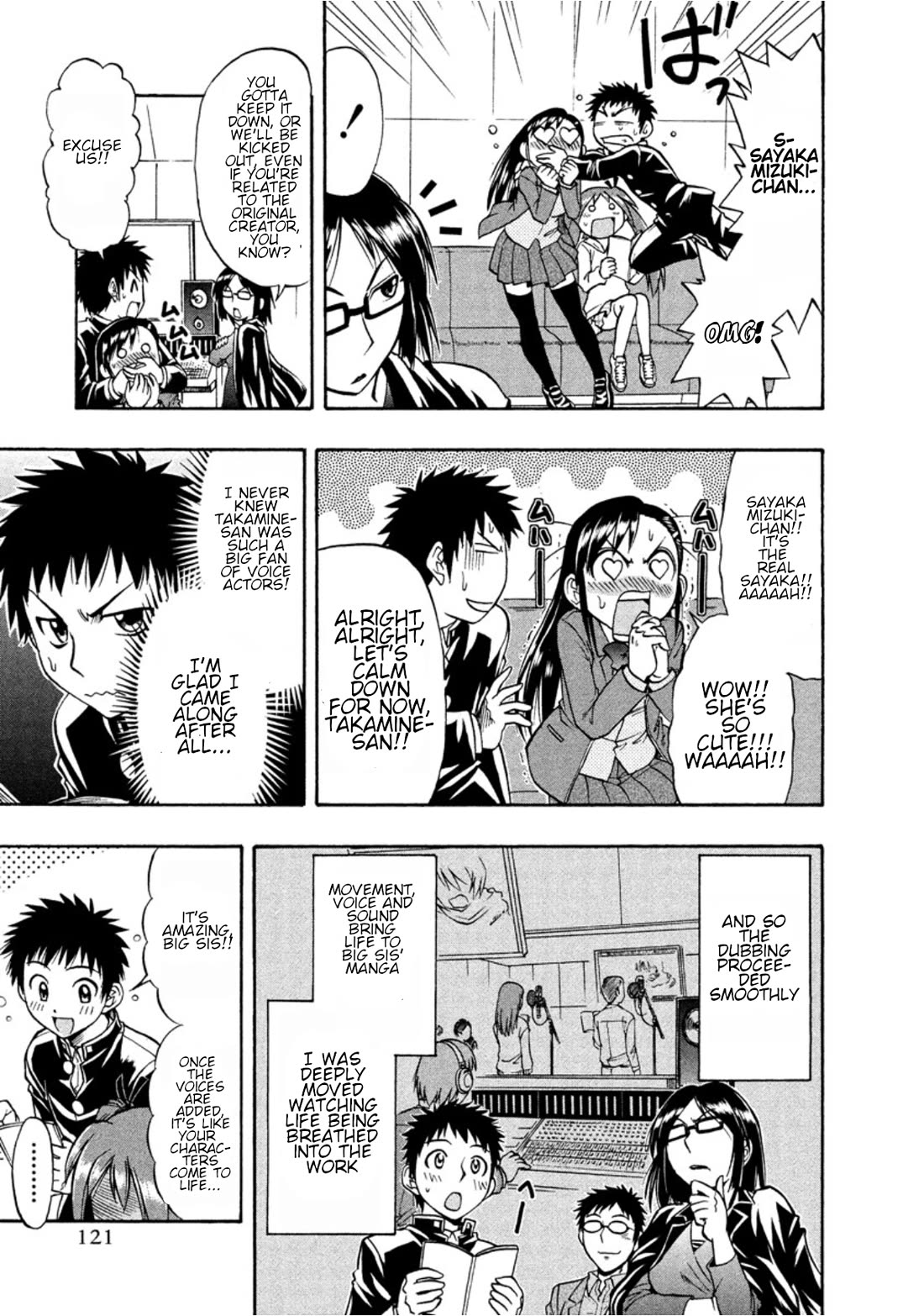 Ane Komi Chapter 11 page 11 - Chapter 11: The daily hustle and bustle of an anime production set!