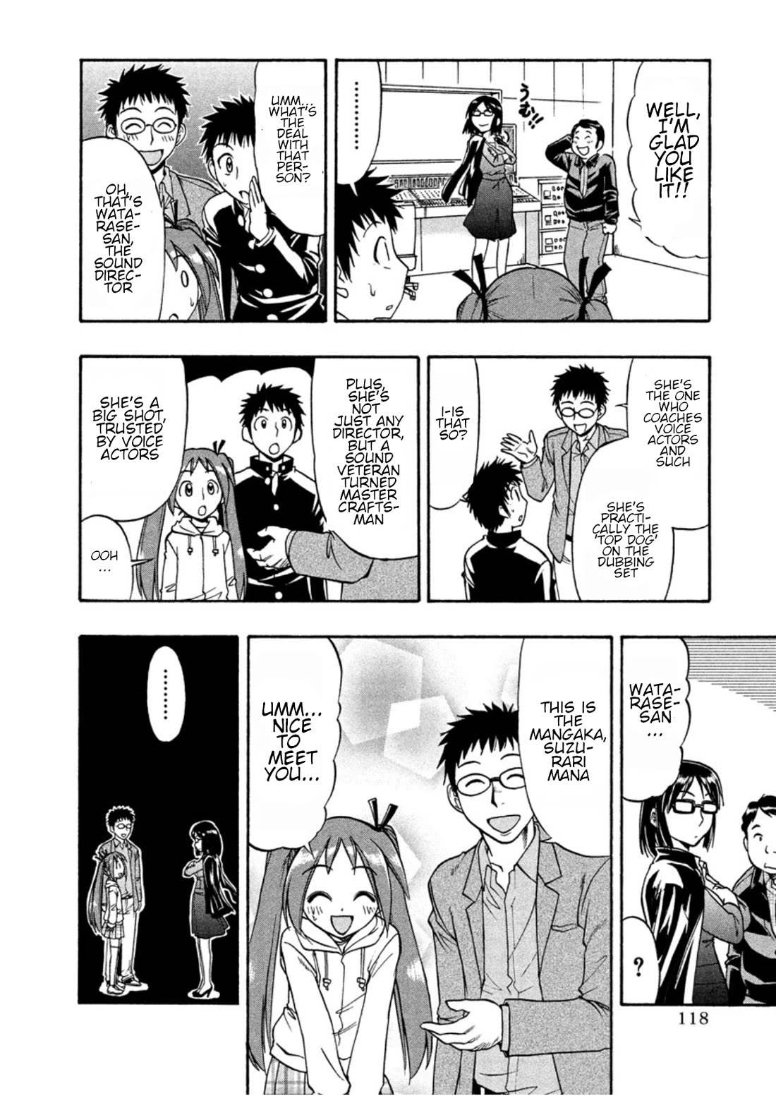 Ane Komi Chapter 11 page 8 - Chapter 11: The daily hustle and bustle of an anime production set!