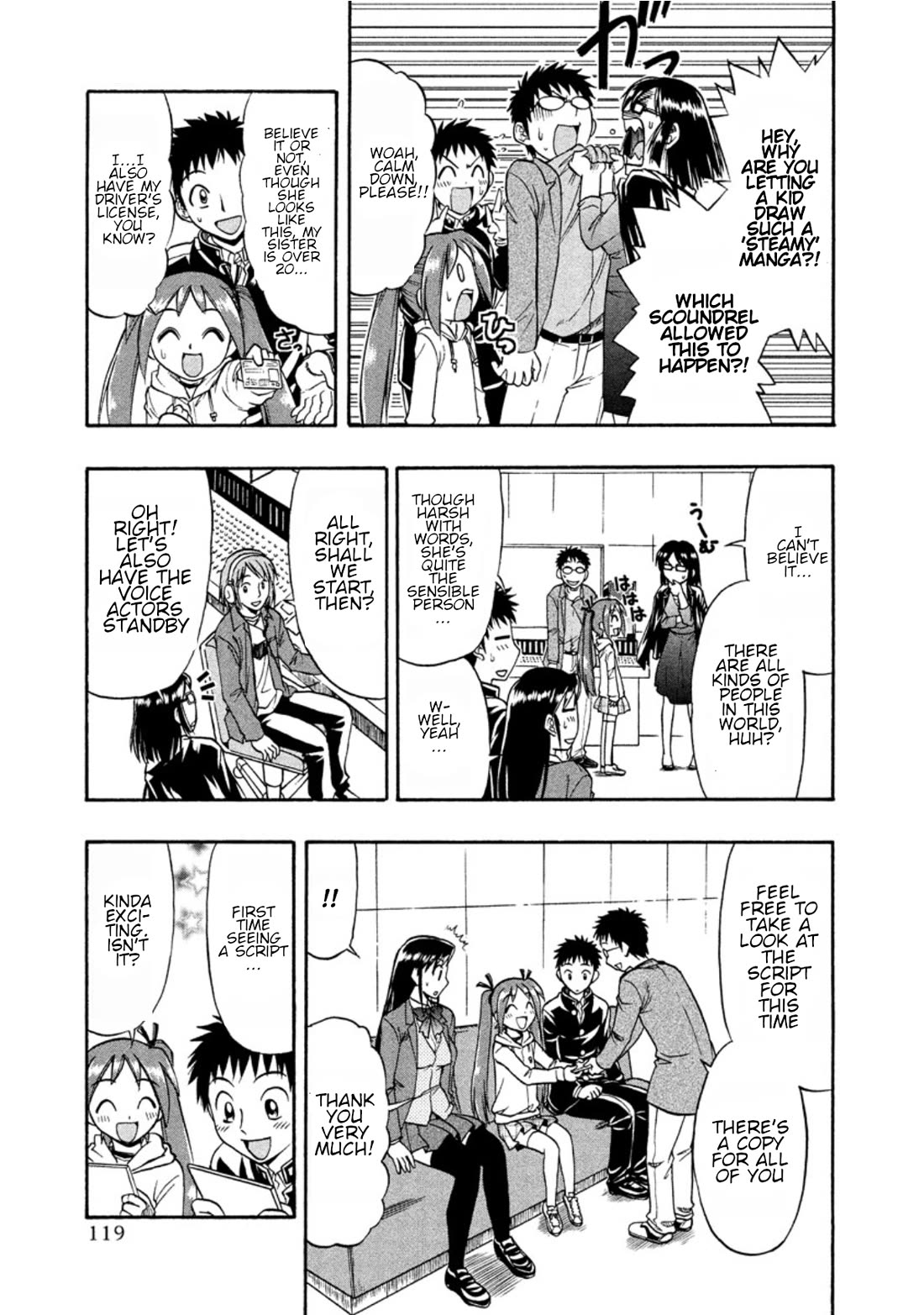 Ane Komi Chapter 11 page 9 - Chapter 11: The daily hustle and bustle of an anime production set!