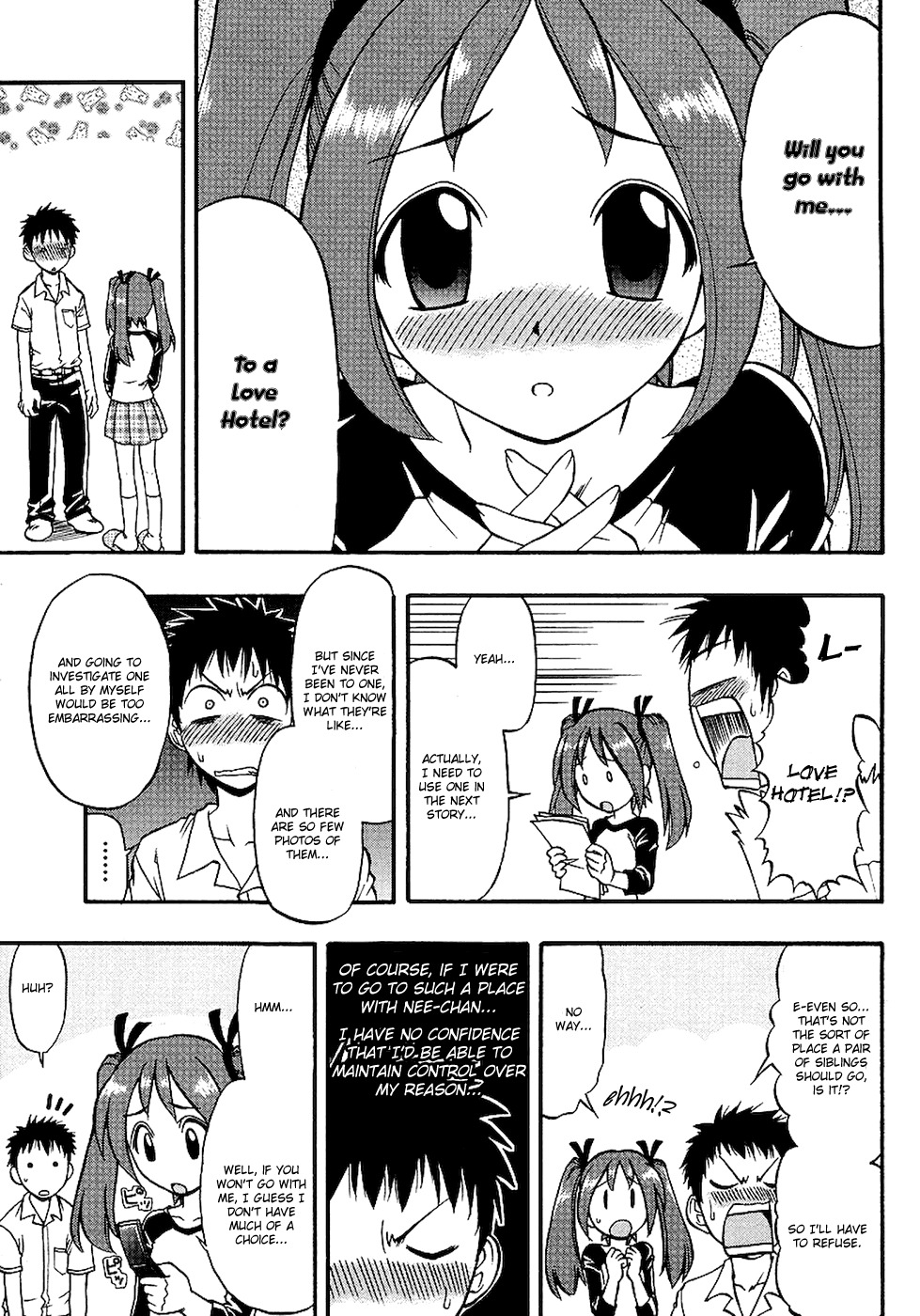 Ane Komi Chapter 2 page 7 - Chapter 2: Sibling Love Hotel!?