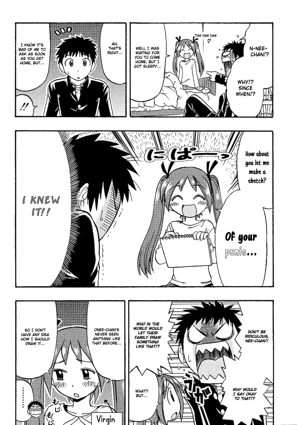 Ane Komi Chapter 3 page 6 - Chapter 3: Ecchi Sketchy One-Touchy