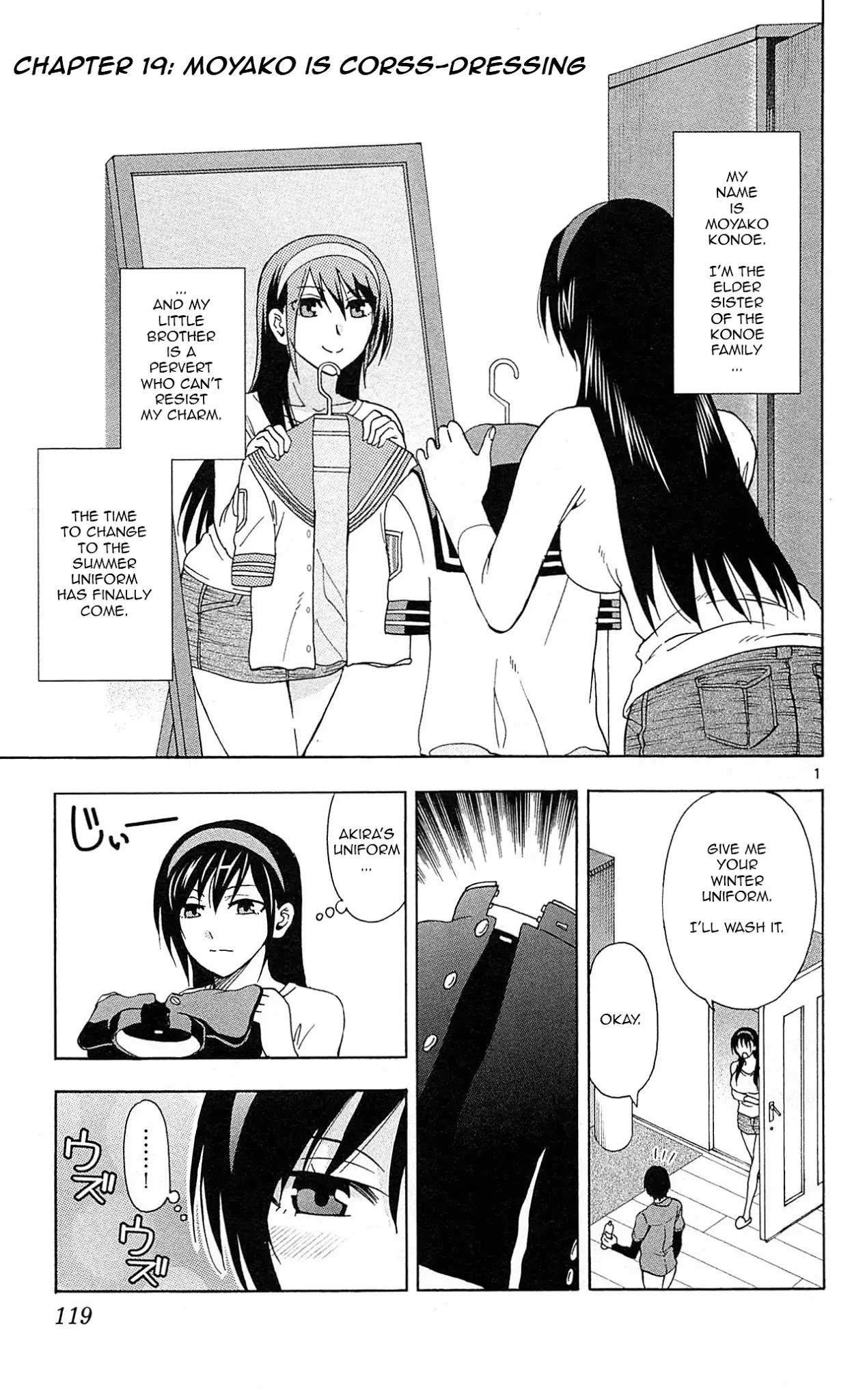 Ane Log Chapter 19 page 3 - Chapter 19: Moyako Is Cross-Dressing