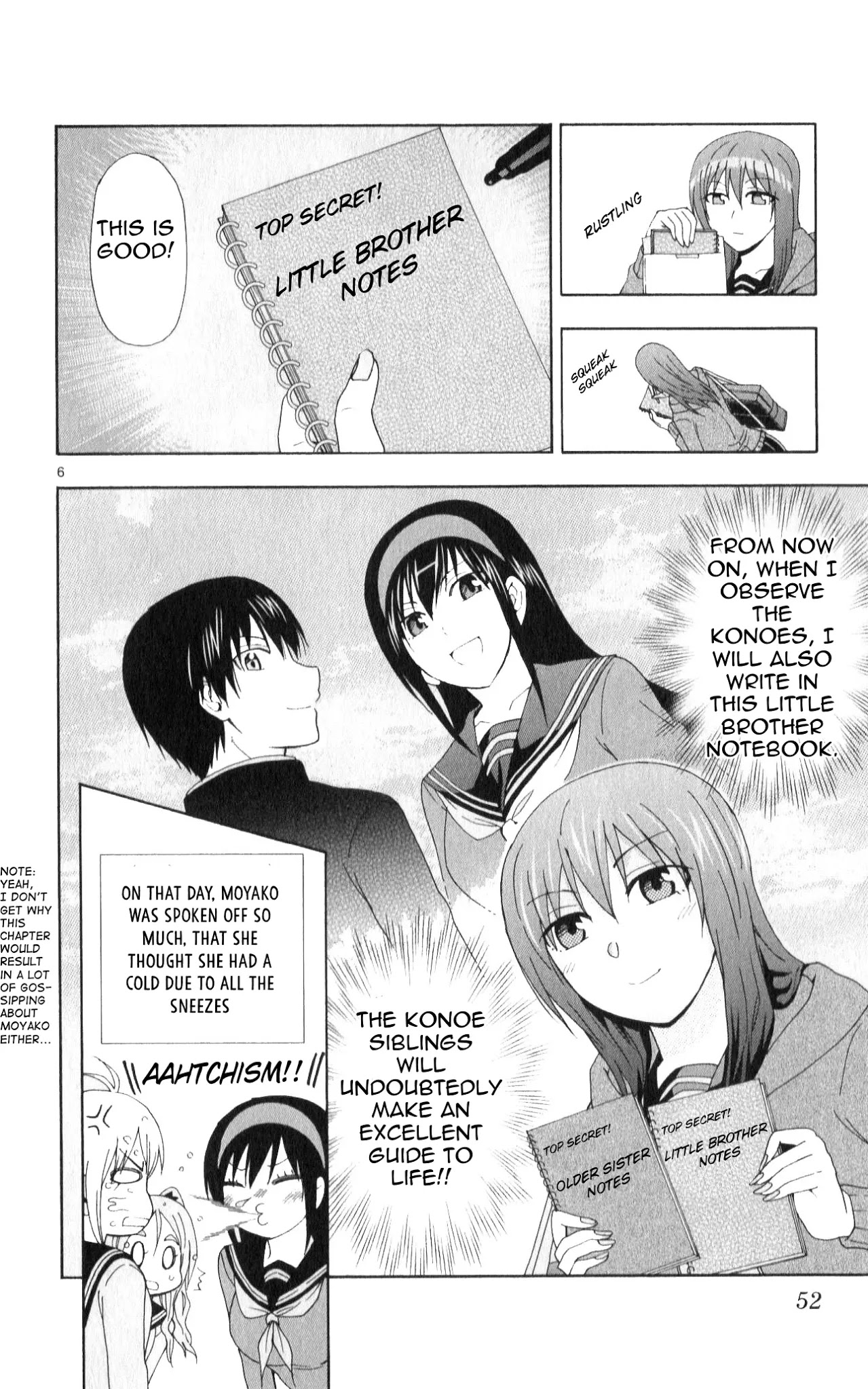 Ane Log Chapter 86 page 6 - Chapter 86: Fuuka Analysis