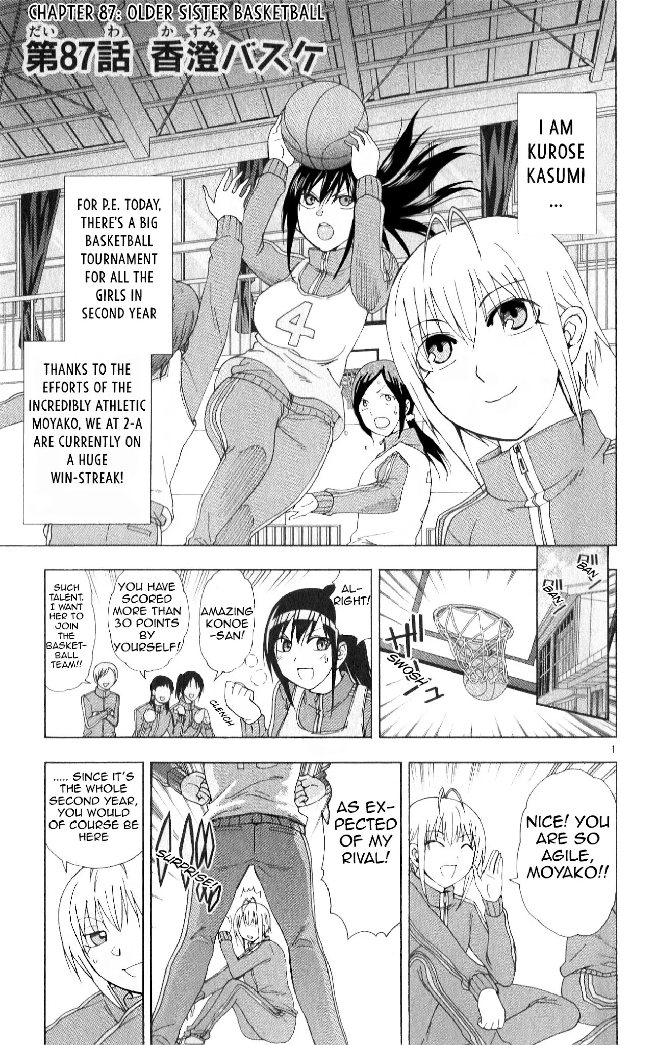 Ane Log Chapter 87 page 1 - Chapter 87: Older Sister Basketball
