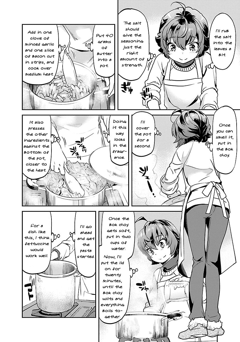 Ane no Onaka o Fukuramaseru wa Boku Chapter 6 page 14 - Chapter 6: Boiled Bok Choy with Pasta Cooked in Bacon