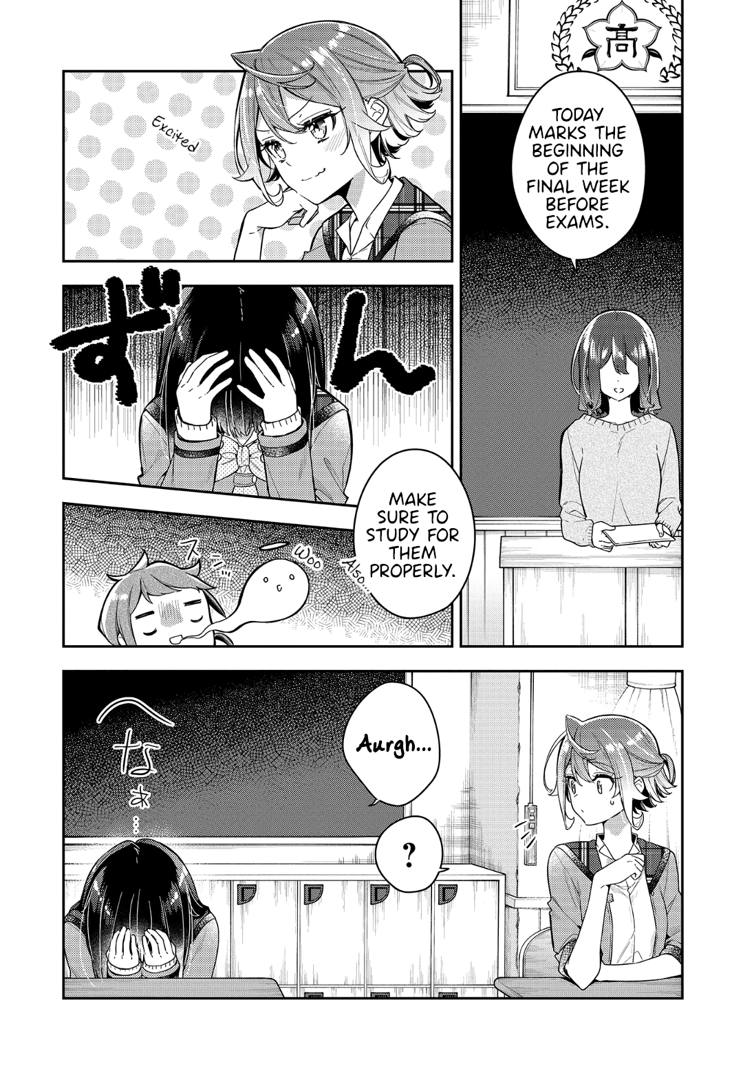 Anemone is in Heat Chapter 8 page 1 - Chapter 8: Studying