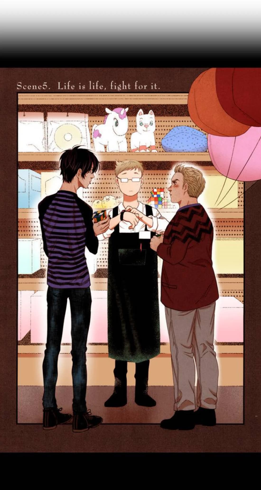 Anemone no Shishuu Chapter 7 page 10 - Chapter 7: Scene 5. Life is life, fight for it. (1)