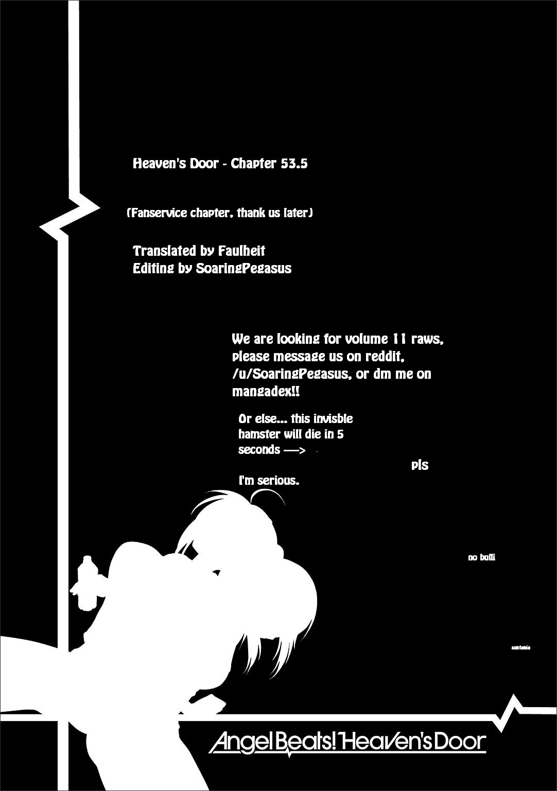 Angel Beats! - Heaven's Door Chapter 53.5 page 1 - Chapter 53.5: Omake