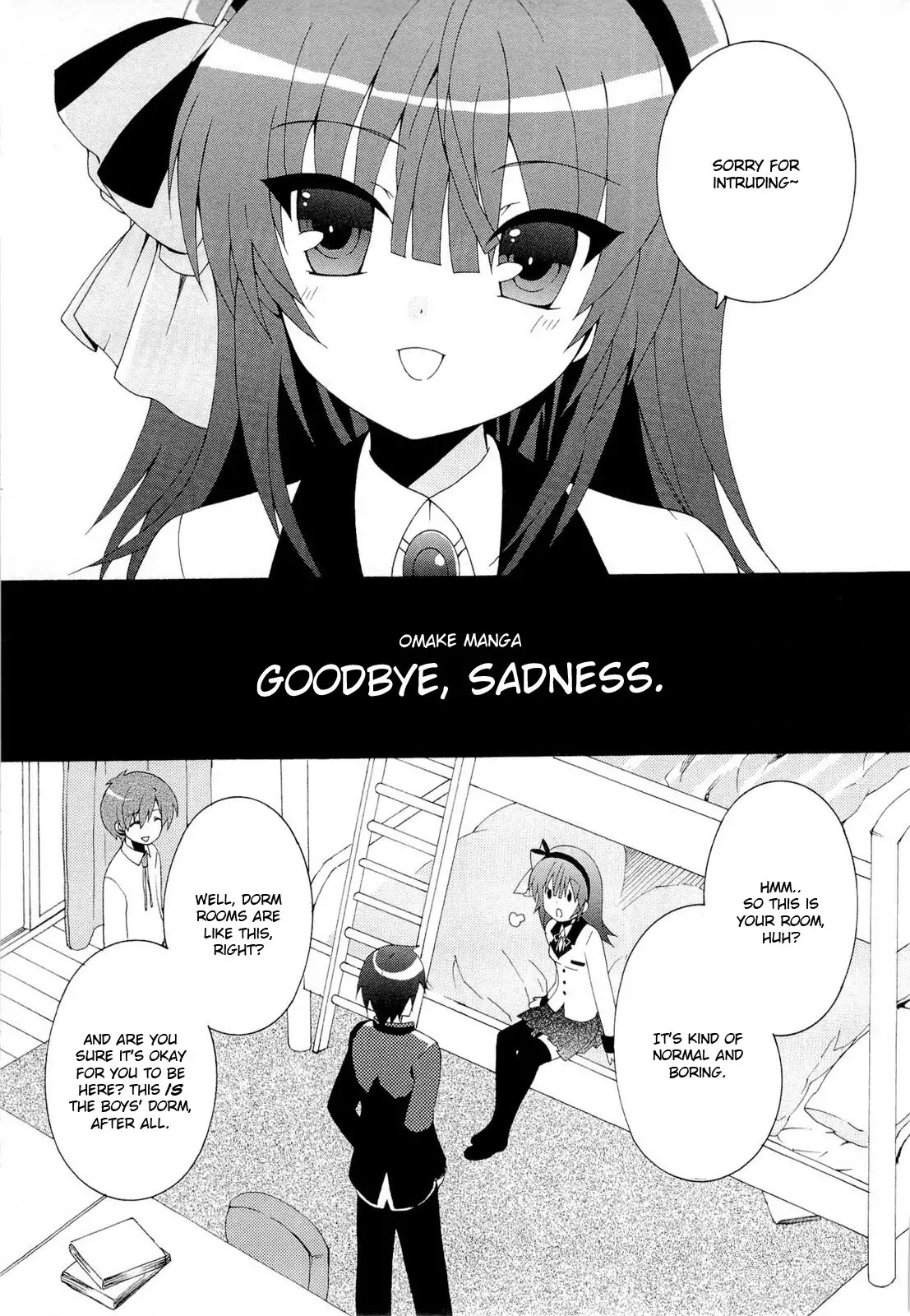 Angel Beats! - Heaven's Door Chapter 6.5 page 1 - Chapter 6.5: Goodbye, Sadness.