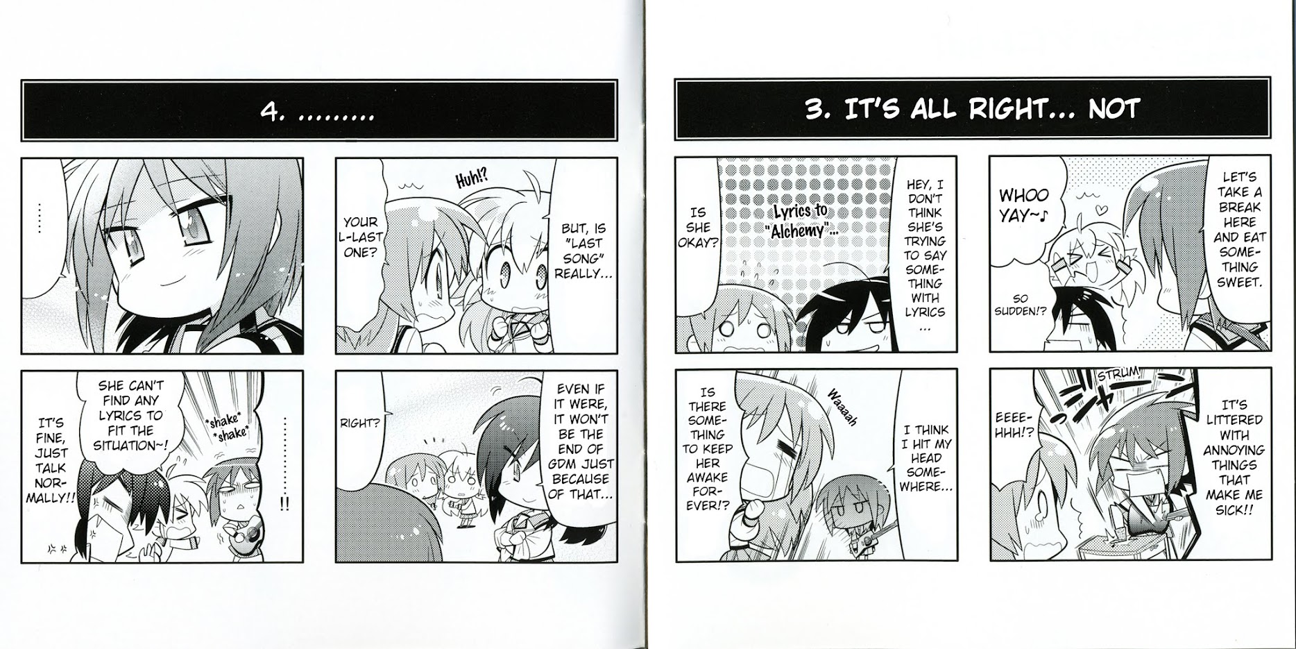 Angel Beats! Original Comics Chapter 0 page 10 - Chapter 0 : Last Song + 4-koma