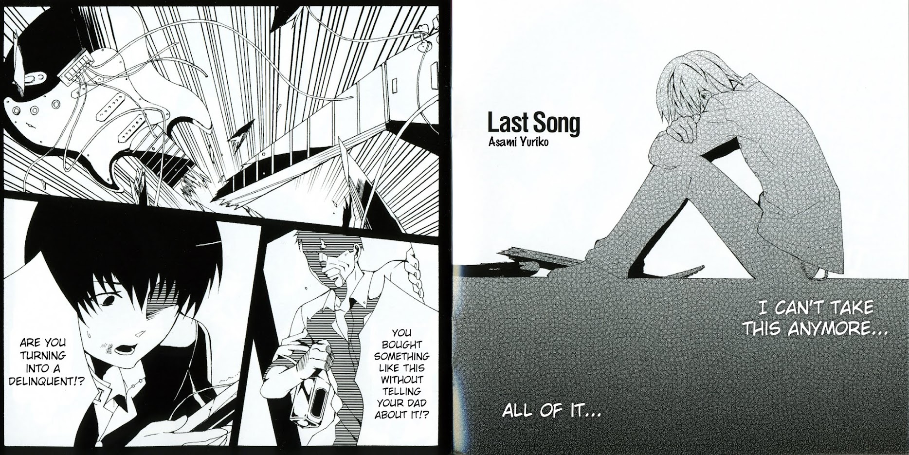 Angel Beats! Original Comics Chapter 0 page 3 - Chapter 0 : Last Song + 4-koma