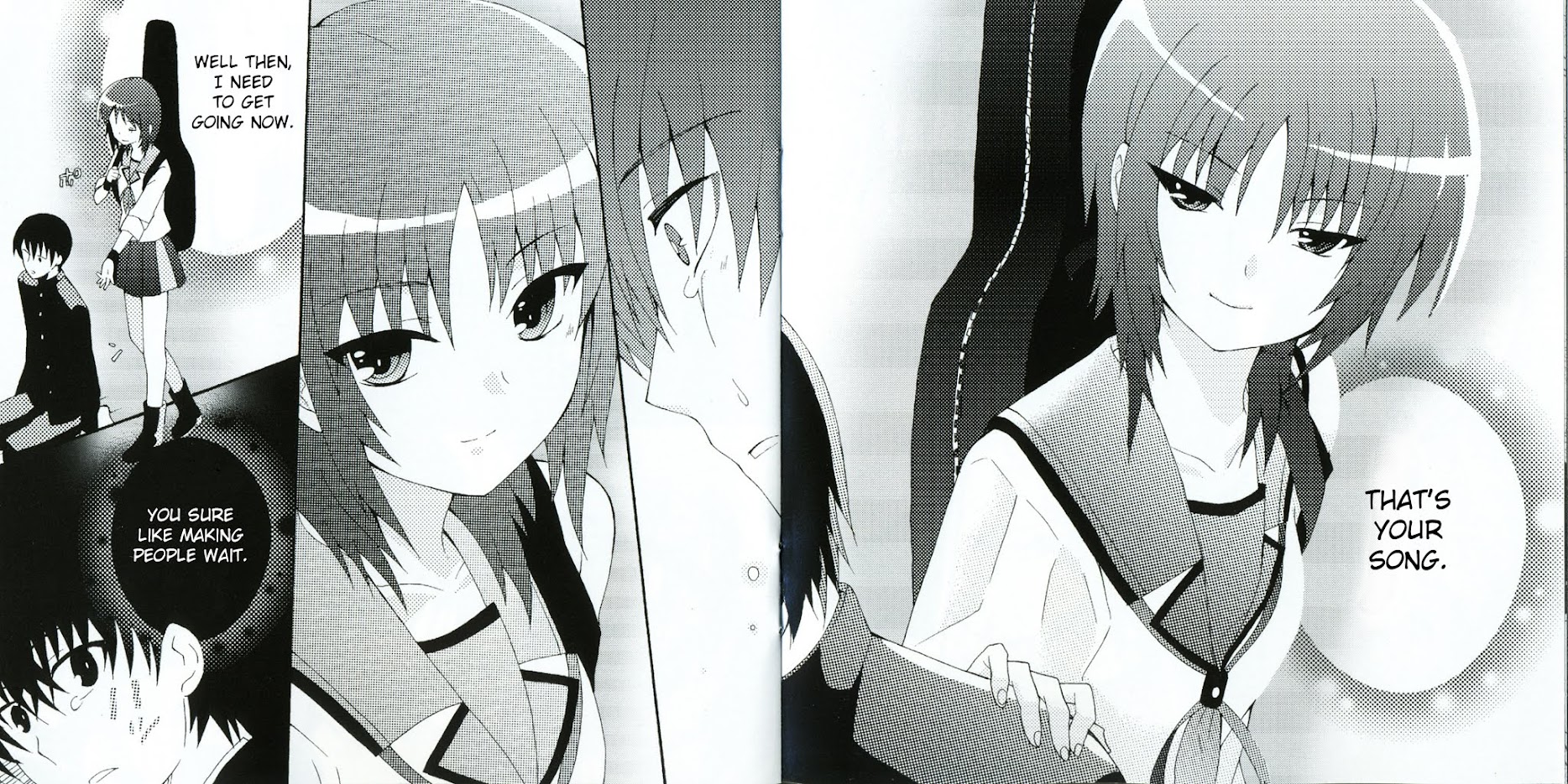 Angel Beats! Original Comics Chapter 0 page 6 - Chapter 0 : Last Song + 4-koma