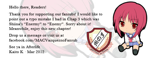 Angel Beats! the 4-Koma - Bokura no Sensen Koushinkyoku Chapter 4 page 9 - Chapter 4: Chaa in the Forest!