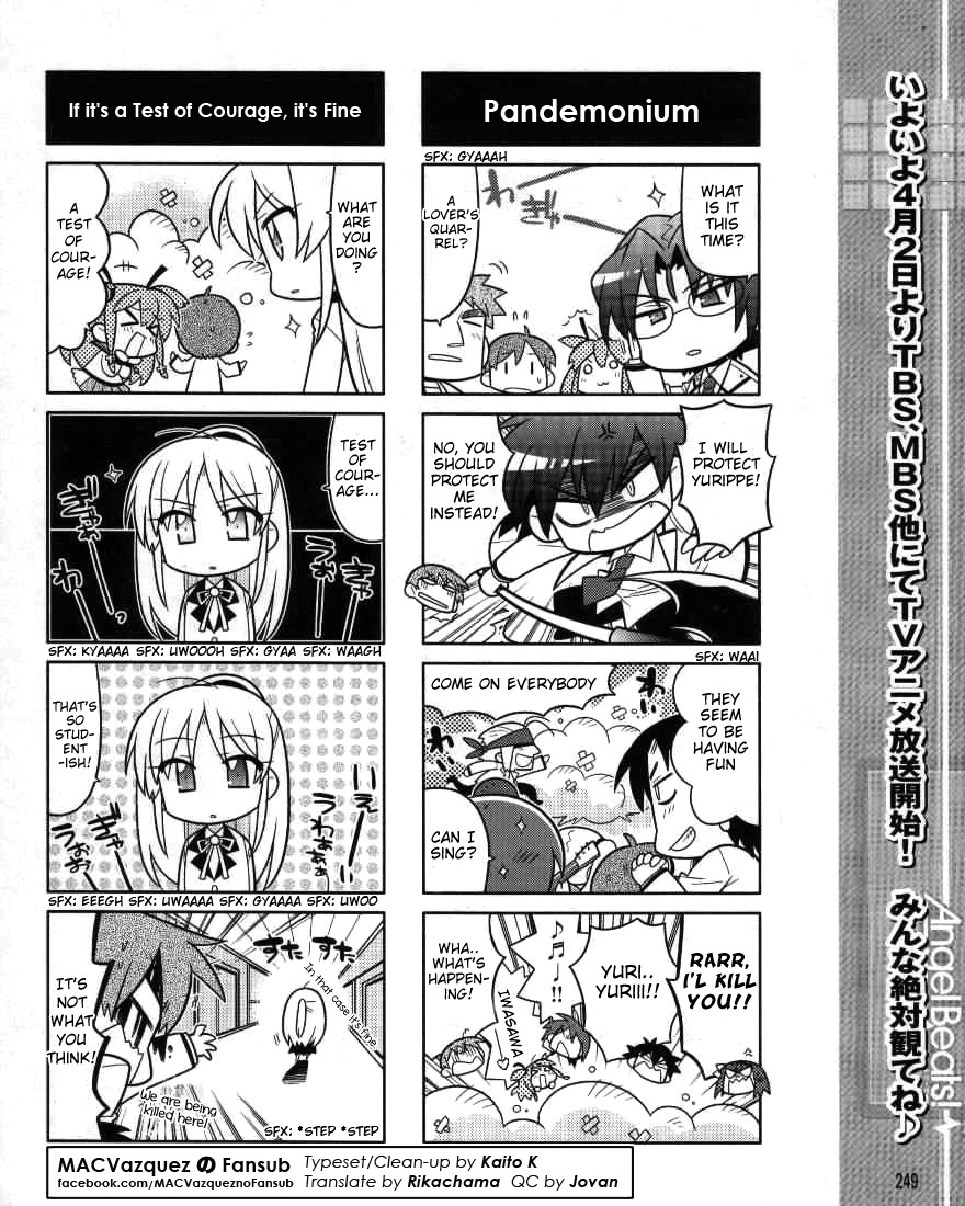 Angel Beats! the 4-Koma - Bokura no Sensen Koushinkyoku Chapter 6 page 8 - Chapter 6: Special Training for Everyone ♪