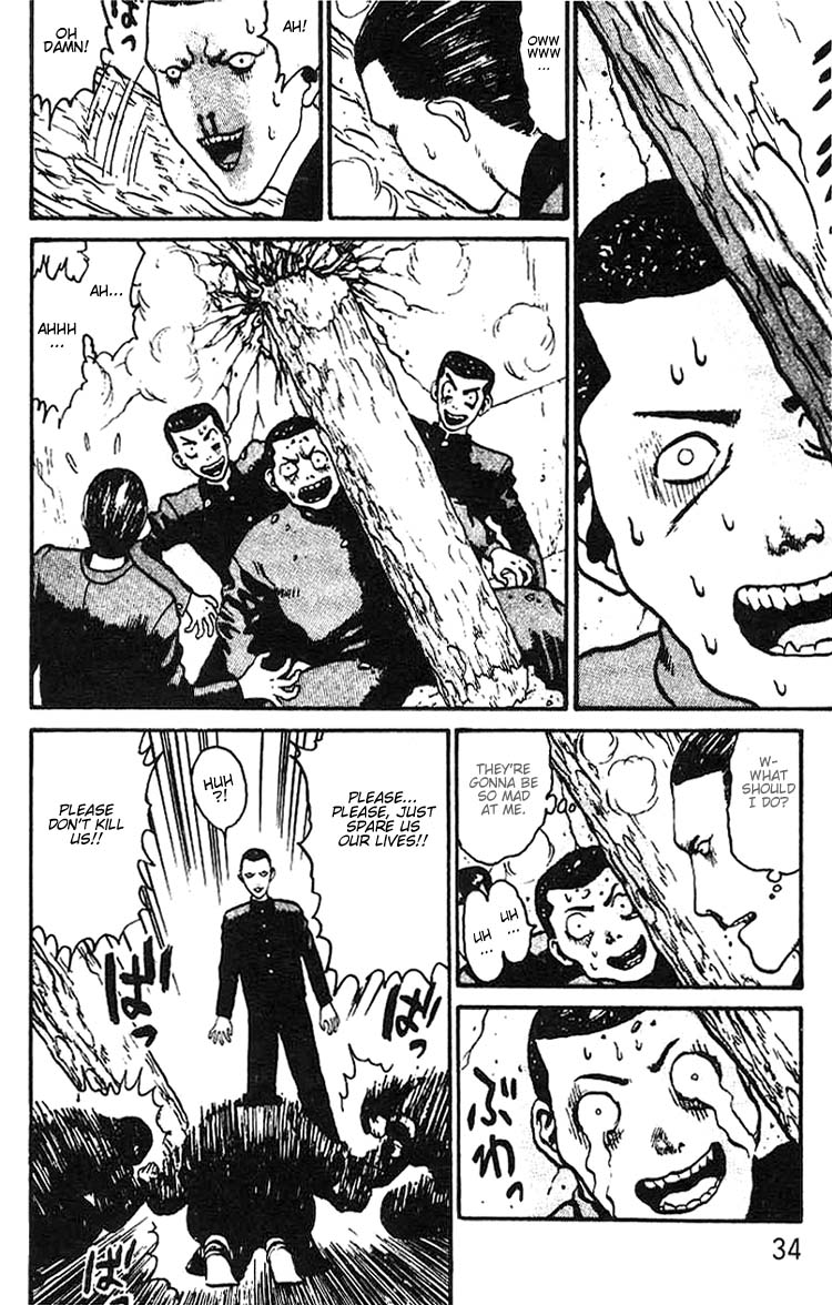 Angel Densetsu Chapter 1 page 33 - Chapter 1: Introducing the Scariest Face Around