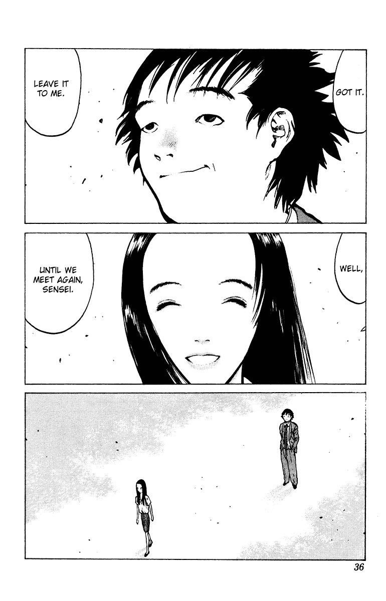 Angel Densetsu Chapter 48 page 35 - Chapter 48: A Far Off Concern