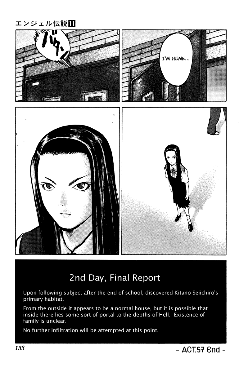 Angel Densetsu Chapter 57 page 32 - Chapter 57: Kaburagi's Observation Report