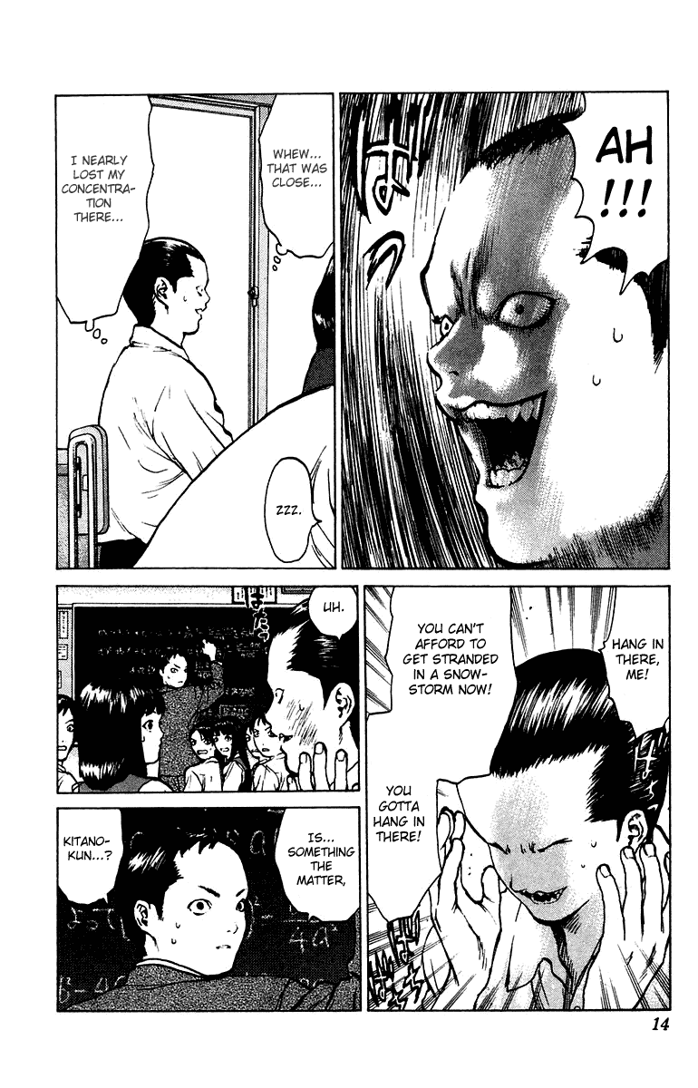 Angel Densetsu Chapter 65 page 14 - Chapter 65: The Mysterious Connection Between Hero and Demon