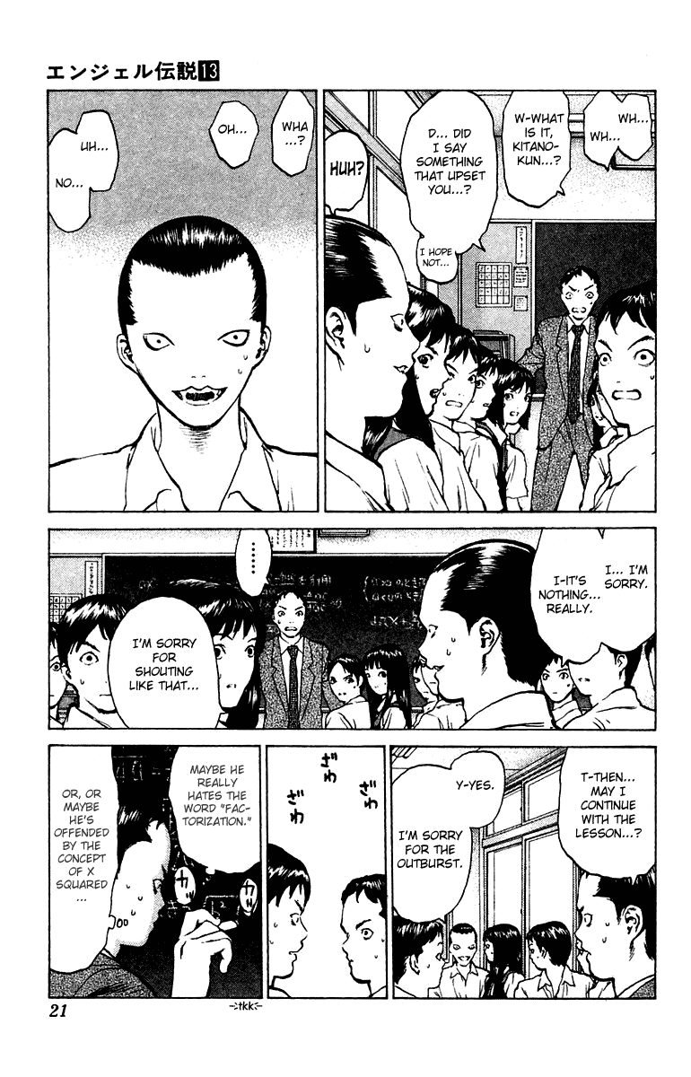 Angel Densetsu Chapter 65 page 21 - Chapter 65: The Mysterious Connection Between Hero and Demon