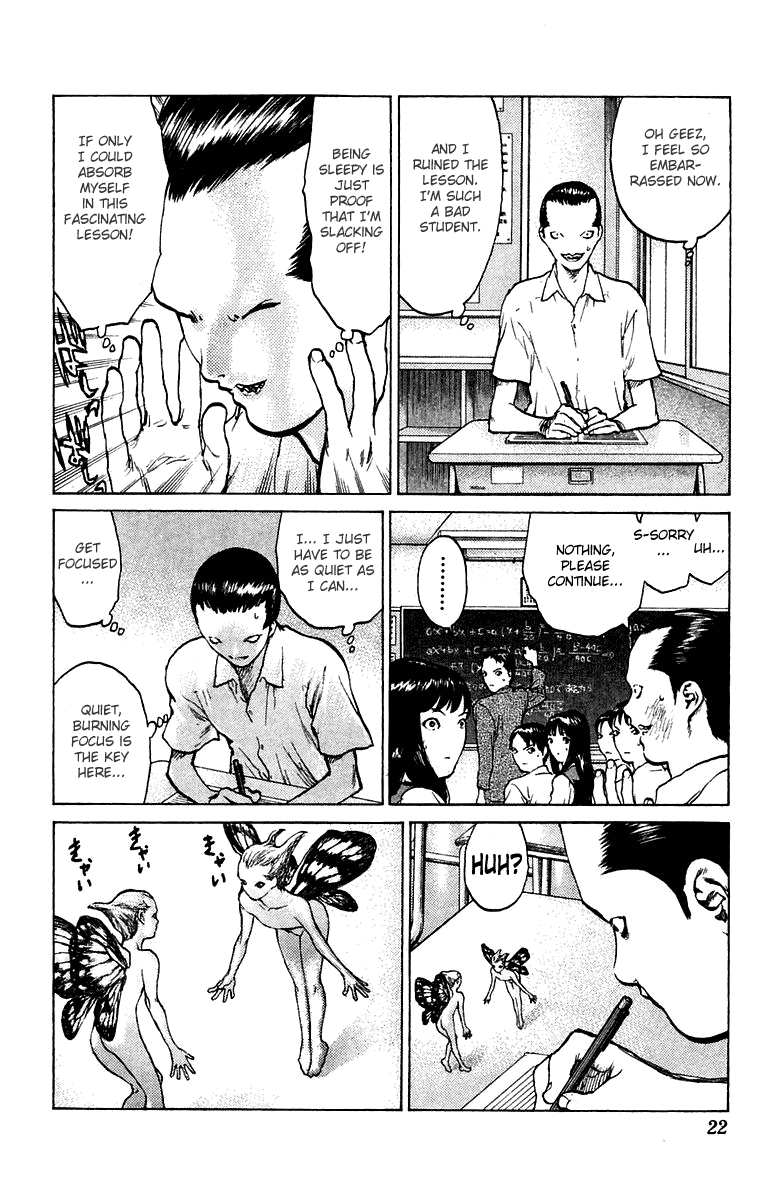 Angel Densetsu Chapter 65 page 22 - Chapter 65: The Mysterious Connection Between Hero and Demon