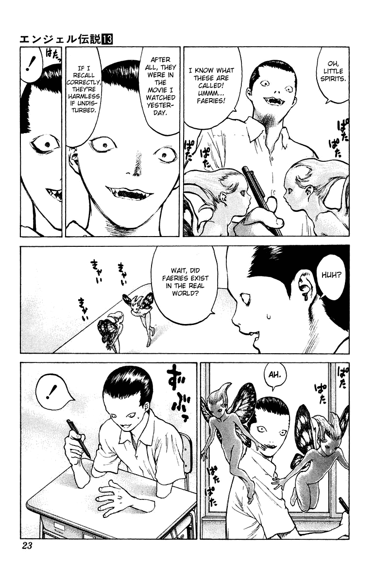 Angel Densetsu Chapter 65 page 23 - Chapter 65: The Mysterious Connection Between Hero and Demon