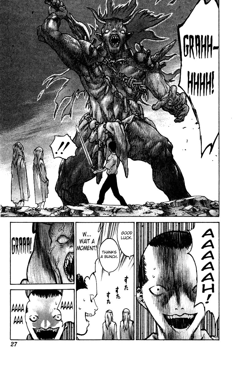 Angel Densetsu Chapter 65 page 27 - Chapter 65: The Mysterious Connection Between Hero and Demon