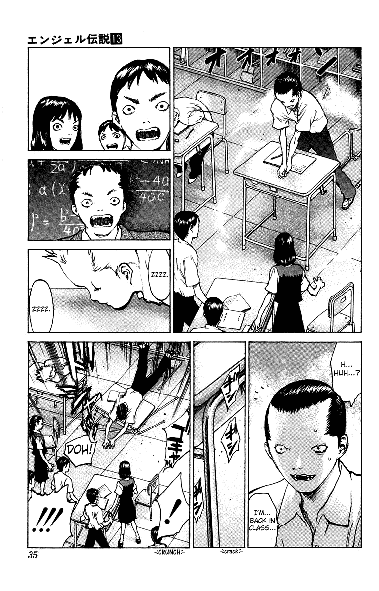 Angel Densetsu Chapter 65 page 35 - Chapter 65: The Mysterious Connection Between Hero and Demon