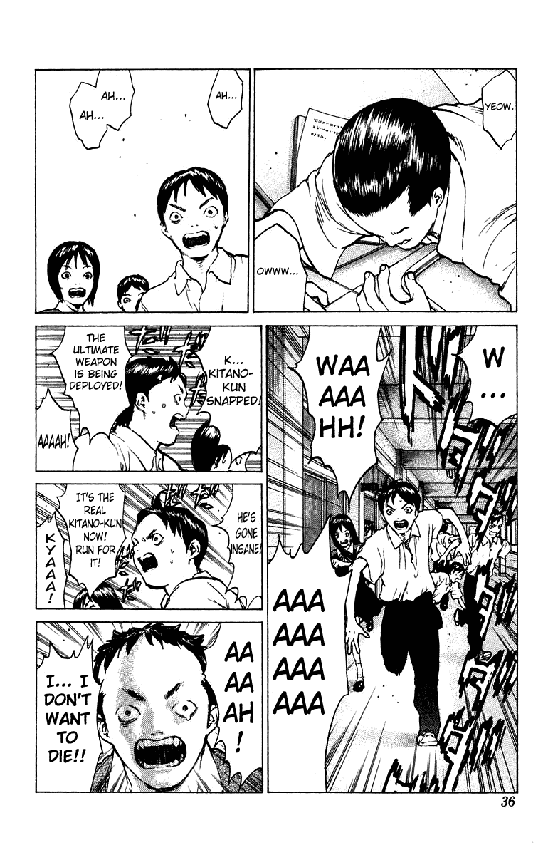 Angel Densetsu Chapter 65 page 36 - Chapter 65: The Mysterious Connection Between Hero and Demon