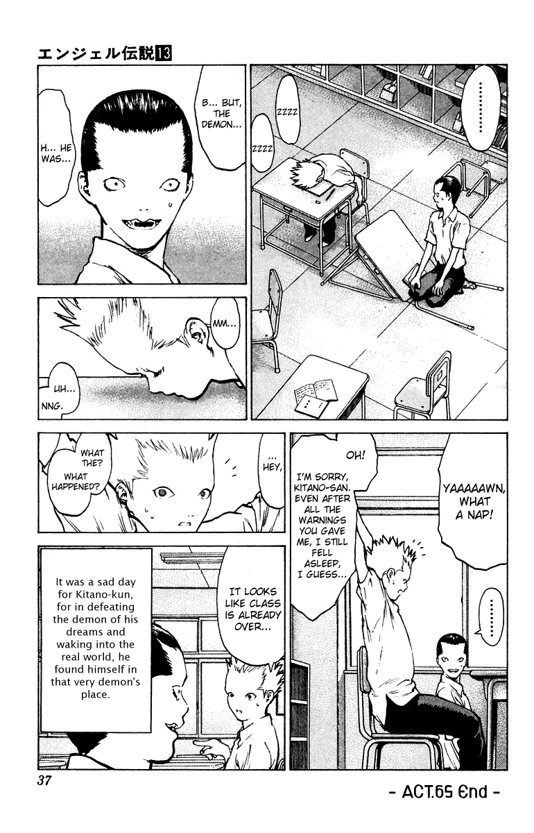 Angel Densetsu Chapter 65 page 37 - Chapter 65: The Mysterious Connection Between Hero and Demon