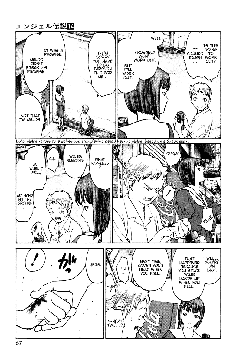 Angel Densetsu Chapter 72 page 21 - Chapter 72: Pieces of the Beautiful Angels