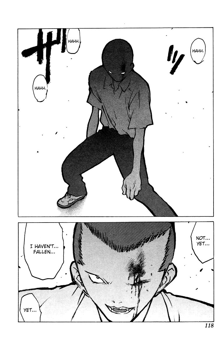 Angel Densetsu Chapter 74 page 21 - Chapter 74: He Who Will Not Fall