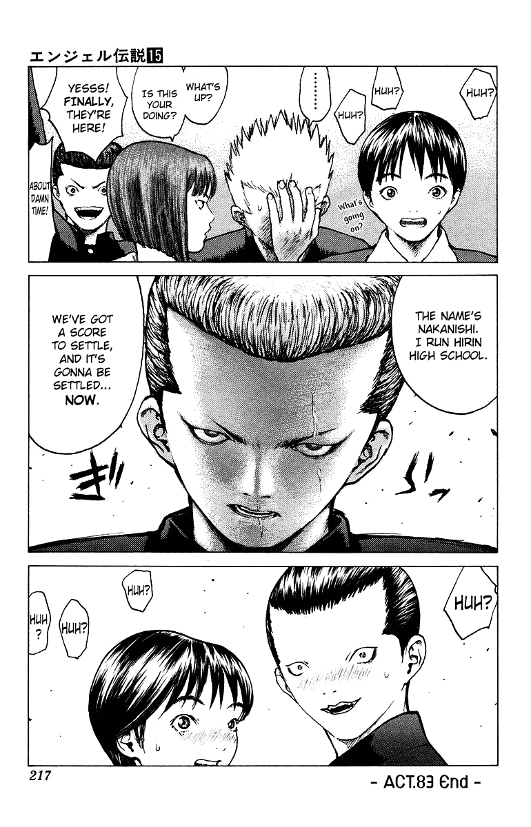 Angel Densetsu Chapter 83 page 19 - Chapter 83: Waiting for the Fateful Word...