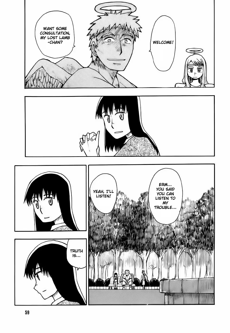 Angel Onayami Soudanjo Chapter 3 page 1 - Chapter 3: Instantly, please.