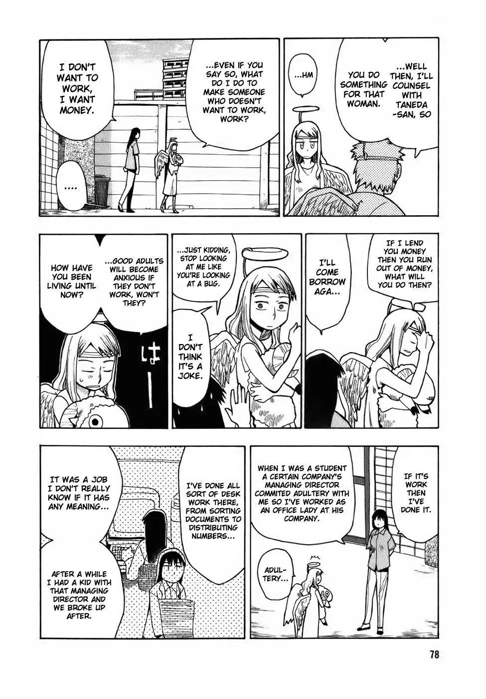 Angel Onayami Soudanjo Chapter 4 page 6 - Chapter 4 : I don't want to work