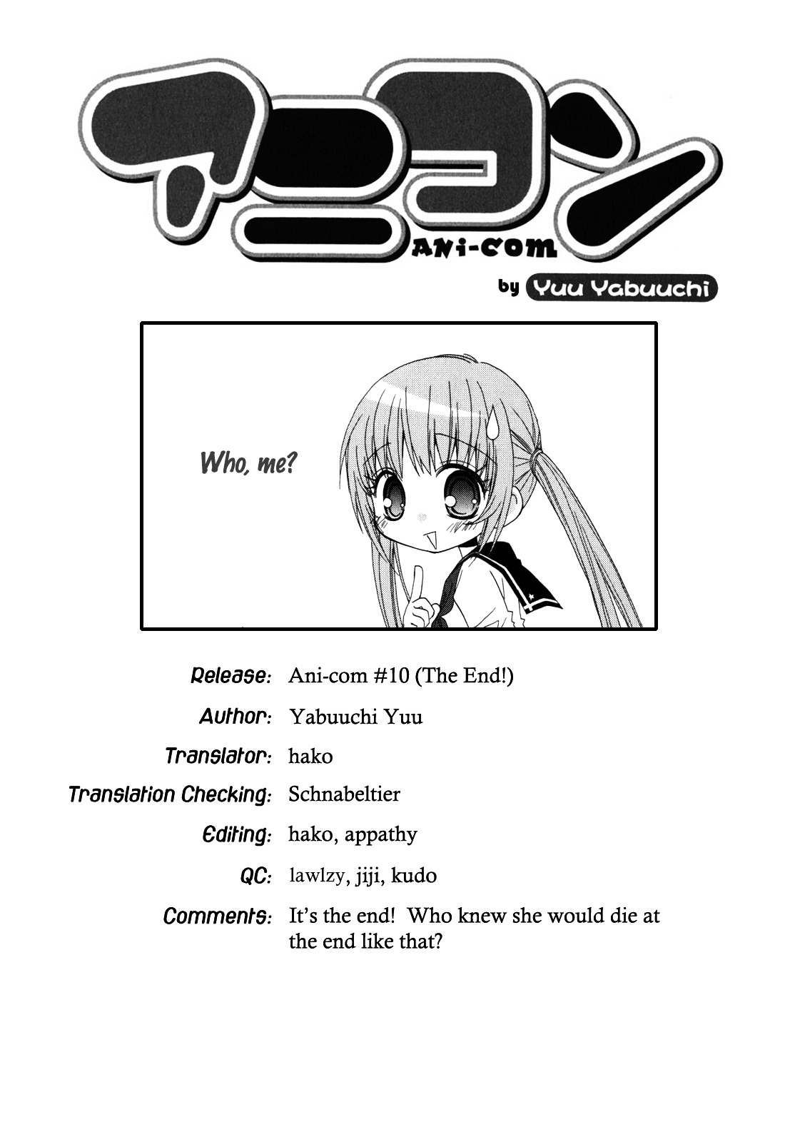 Ani-Com Chapter 10 page 1 - Chapter 10 [END]
