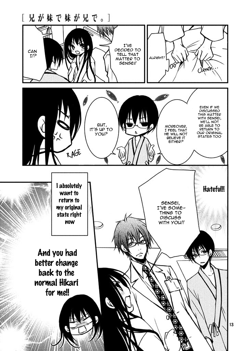 Ani ga Imouto de Imouto ga Ani de. Chapter 2.2 page 16 - Chapter 2 v2 : Episode: 2