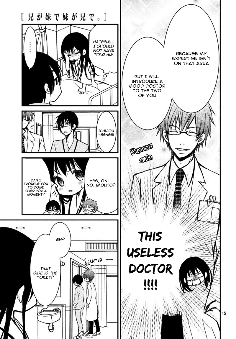 Ani ga Imouto de Imouto ga Ani de. Chapter 2.2 page 18 - Chapter 2 v2 : Episode: 2