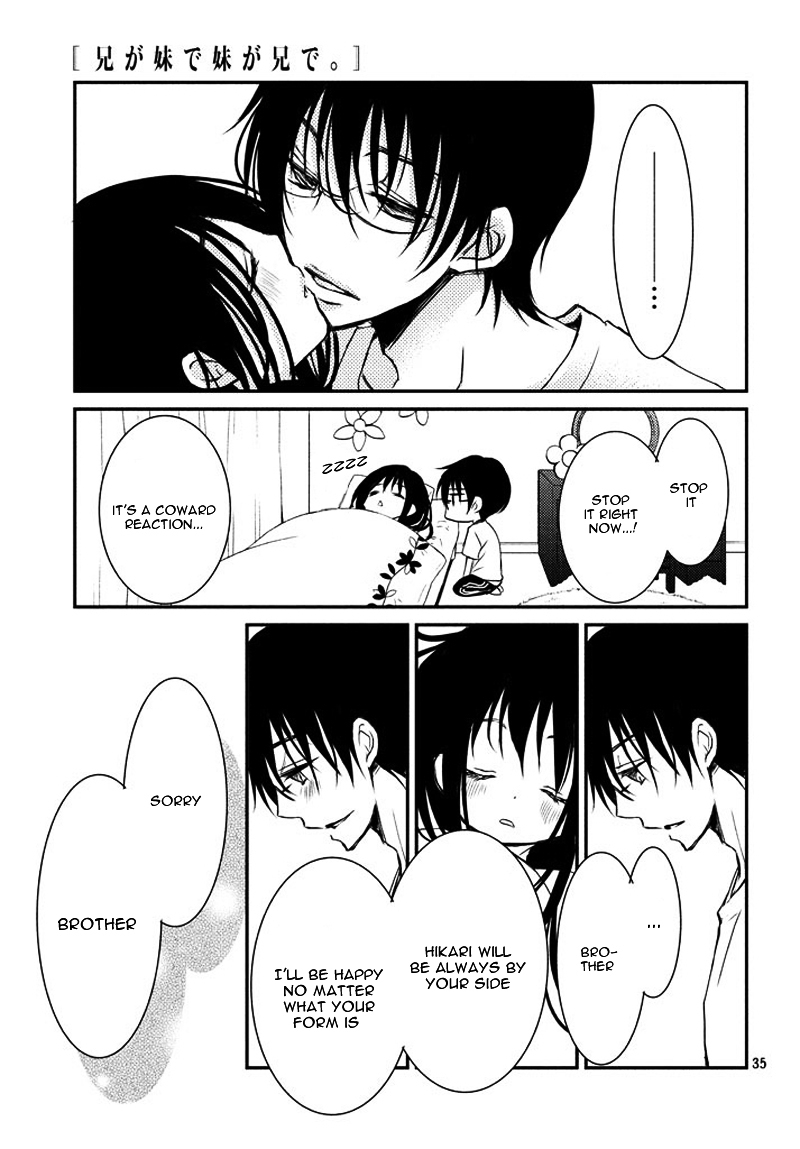 Ani ga Imouto de Imouto ga Ani de. Chapter 2.2 page 38 - Chapter 2 v2 : Episode: 2