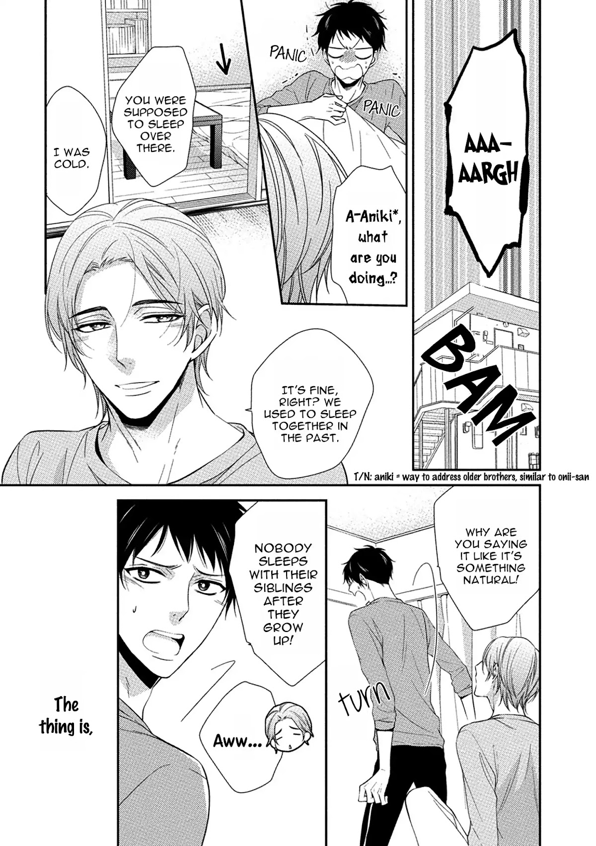 Aniki to Isshoja Nemurenai Chapter 1 page 10 - Chapter 1: Clumsy Love 1