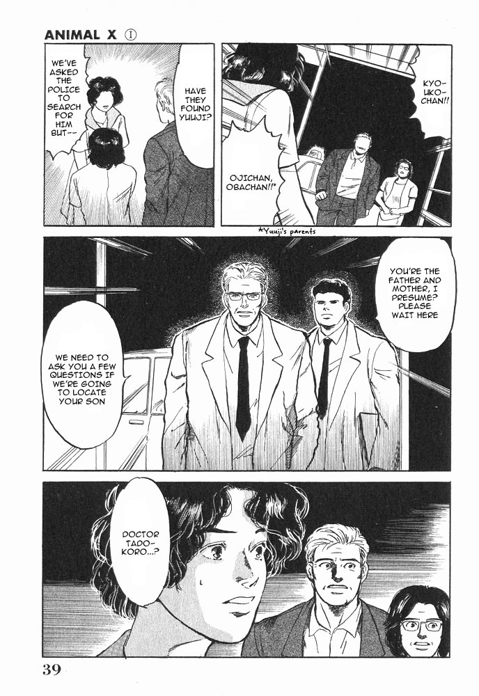 Animal X: Aragami no Ichizoku Chapter 1.1 page 40 - Vol.1.1 Chapter 1: Aragami no Ichizoku