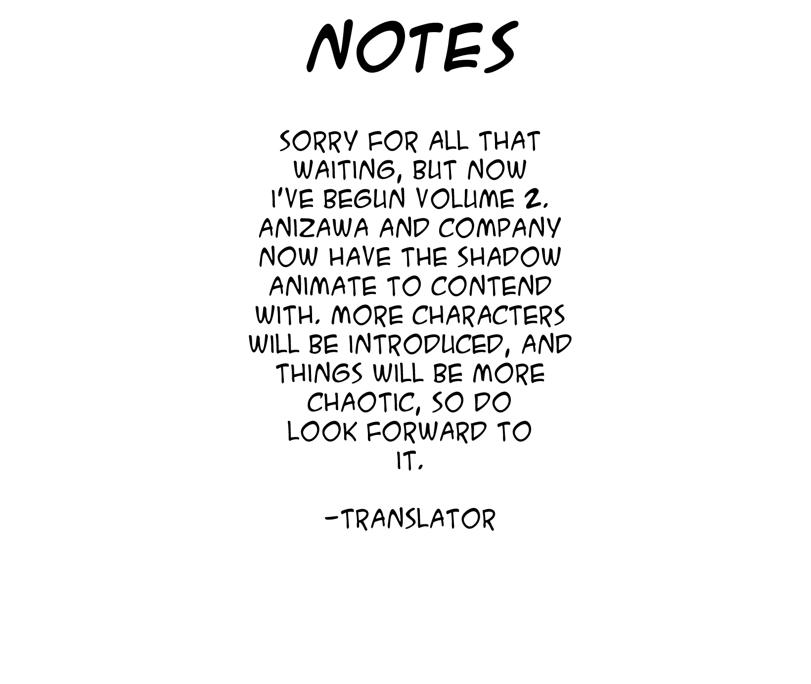 Anime Tenchou Chapter 25 page 14 - Chapter 25: Don't Lose to the Shadow Animate!!