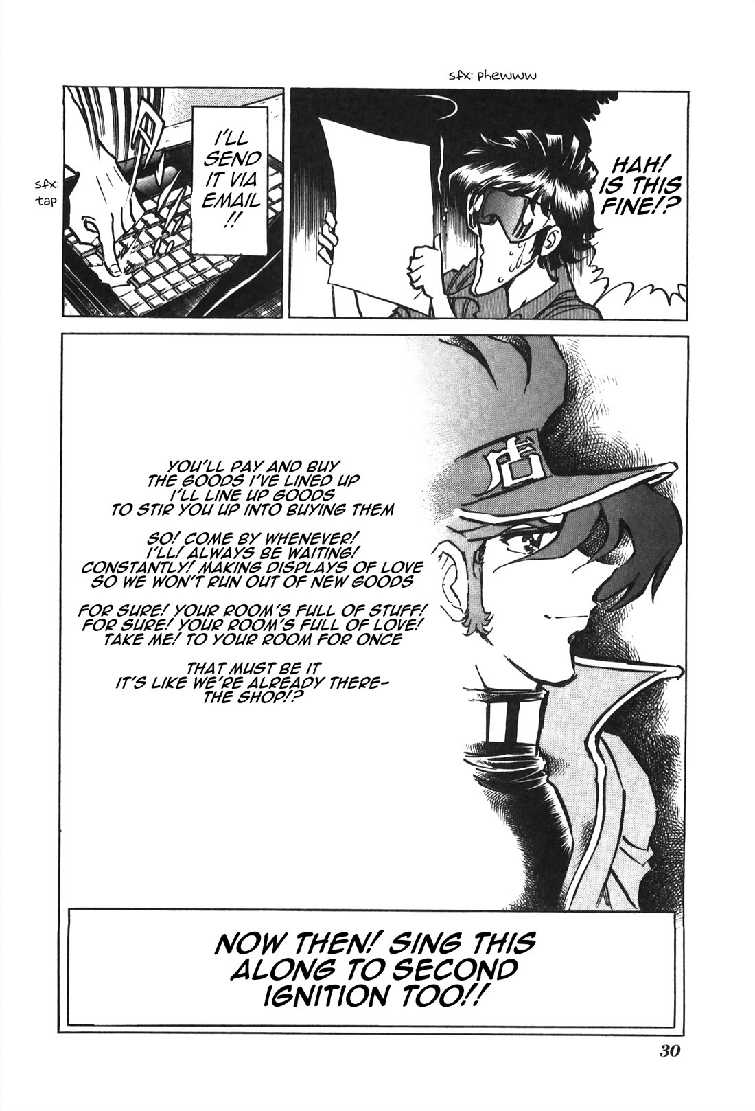 Anime Tenchou Chapter 28 page 4 - Chapter 28: Light That New Theme Song on Fire!!