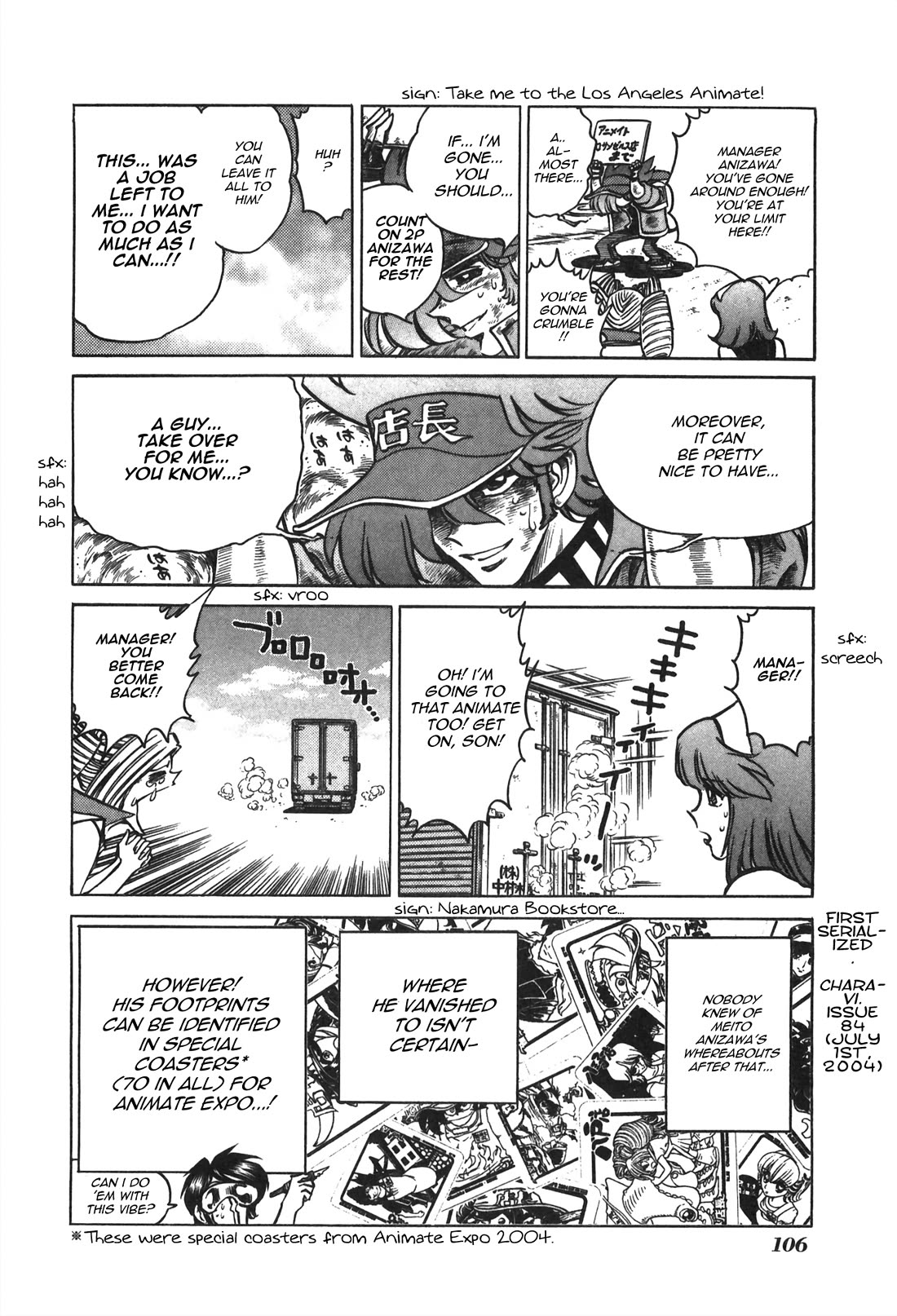 Anime Tenchou Chapter 37 page 8 - Chapter 37: Manager, Go Around the Country!