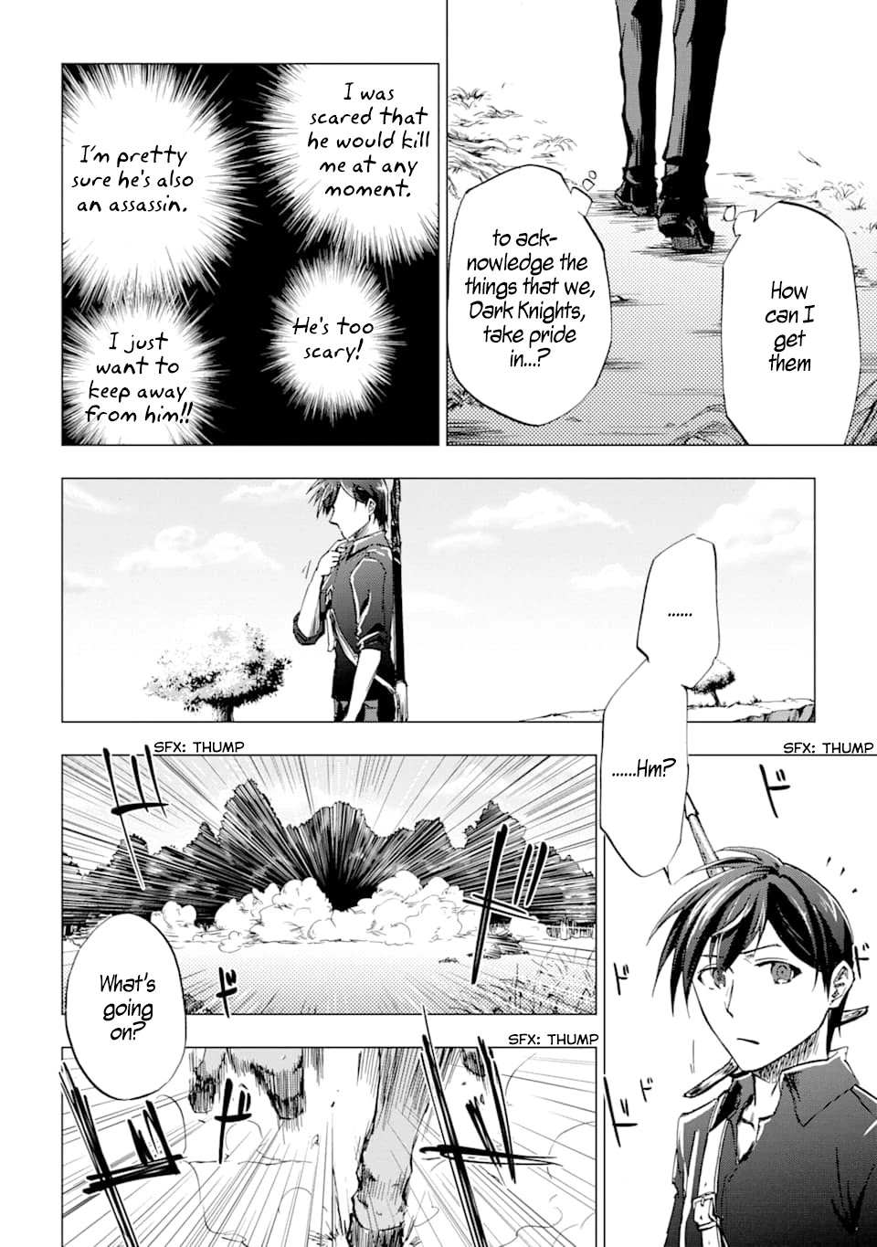 Ankoku Kishi no Ore desu Ga Saikyou no Seikishi wo Mezashimasu Chapter 1 page 10 - Chapter 1: Rescue Drama