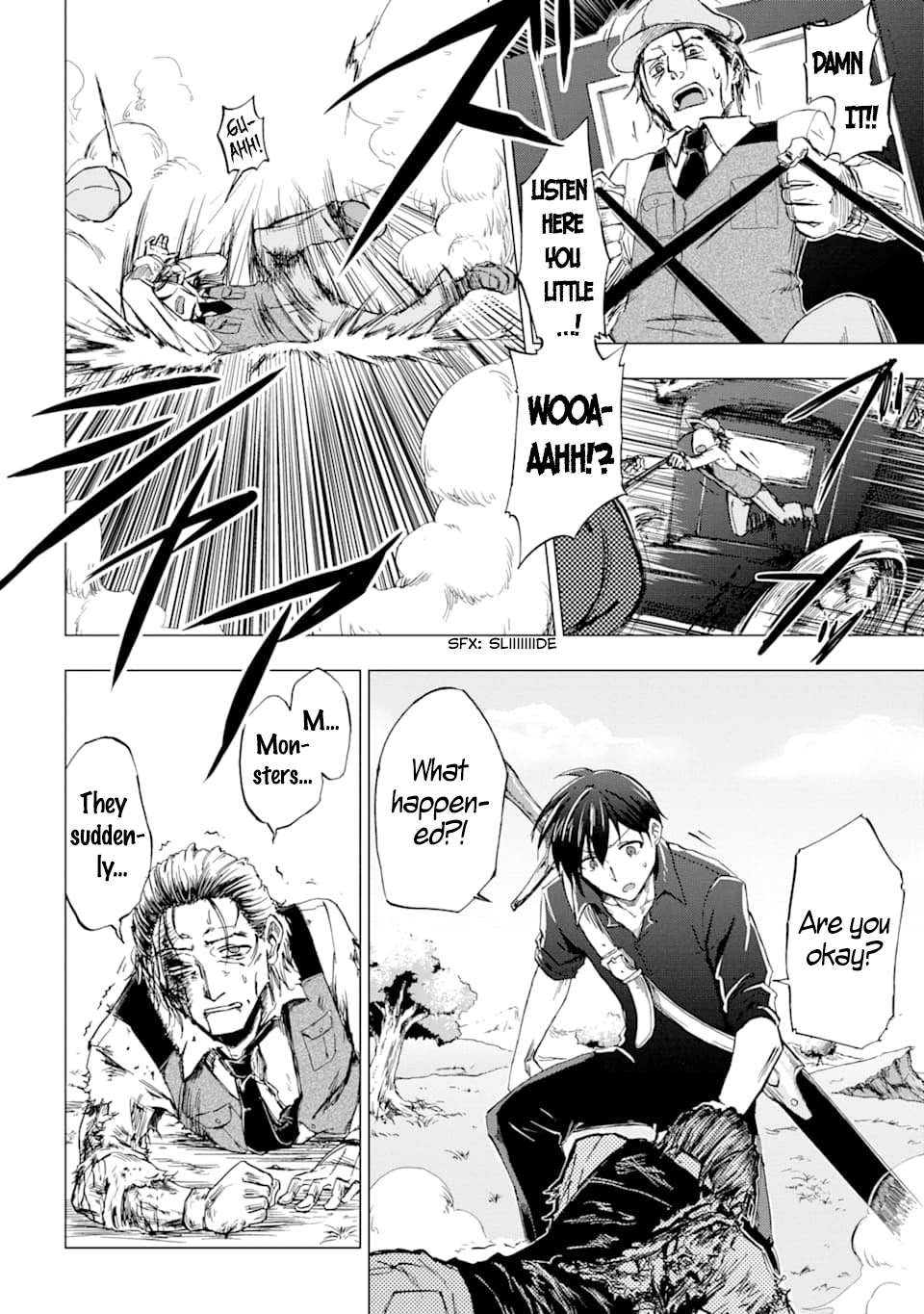 Ankoku Kishi no Ore desu Ga Saikyou no Seikishi wo Mezashimasu Chapter 1 page 12 - Chapter 1: Rescue Drama